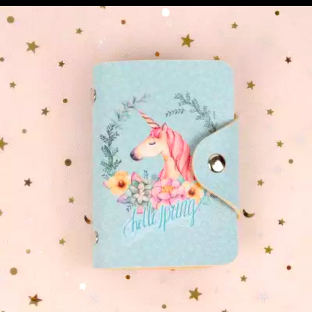 Leather card holder case wallet